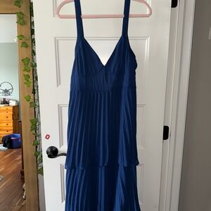 Lulu's Deep Blue Maxi Dress